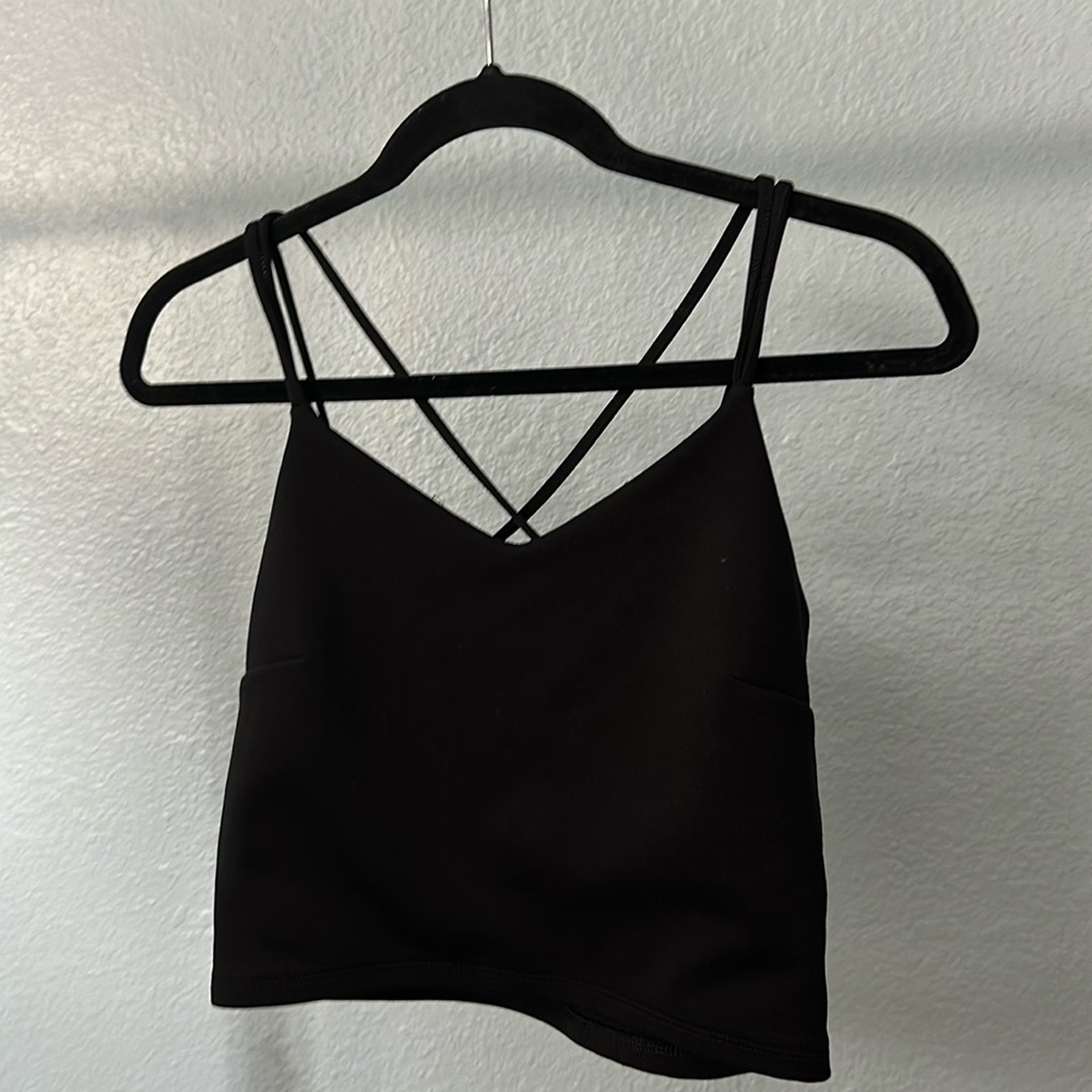 Express spaghetti strap crop top size S